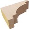 Ekena Millwork 2"W x 6"D x 4"H Classic Mediterranean Rough Cedar Woodgrain TimberThane Corbel, Primed Tan CORUR02X06X04MEDRCPR - alternate 2